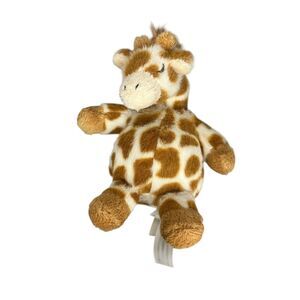 Cloud-b Quiet Rattle Giraffe Sleeping Baby Toy Mini Soft Plush Stuffed Animal